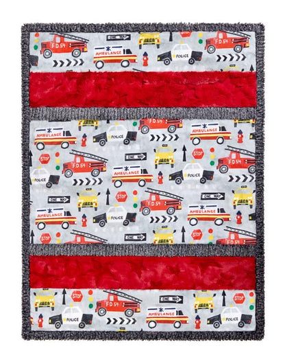 Shannon Fabrics Complete Cuddle Kit Rescue Road