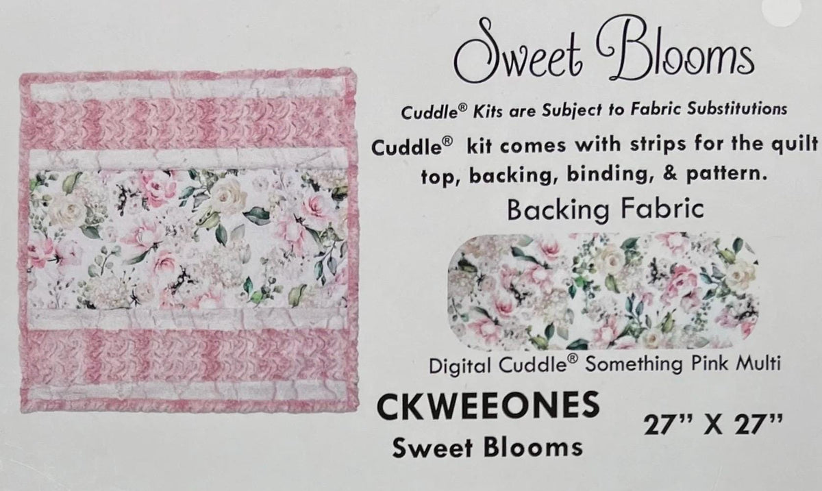 Shannon Fabrics Wee Ones Sweet Blooms Cuddle Kit