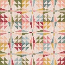 Art Gallery Walden Pond Quilt Kit Featuring Sewcial Bee Collective Summer Homestead Fabric Collection Authentic Premium 100% Cotton Fabrics