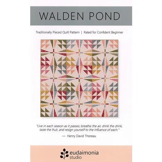 Art Gallery Walden Pond Quilt Kit Featuring Sewcial Bee Collective Summer Homestead Fabric Collection Authentic Premium 100% Cotton Fabrics