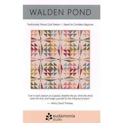 Art Gallery Walden Pond Quilt Kit Featuring Sewcial Bee Collective Summer Homestead Fabric Collection Authentic Premium 100% Cotton Fabrics