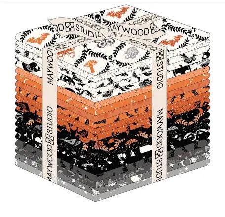 Maywood Studio Goth Gardens Fabric Collection 19pc Fat Quarter Bundle Authentic Premium 100% Cotton Fabrics
