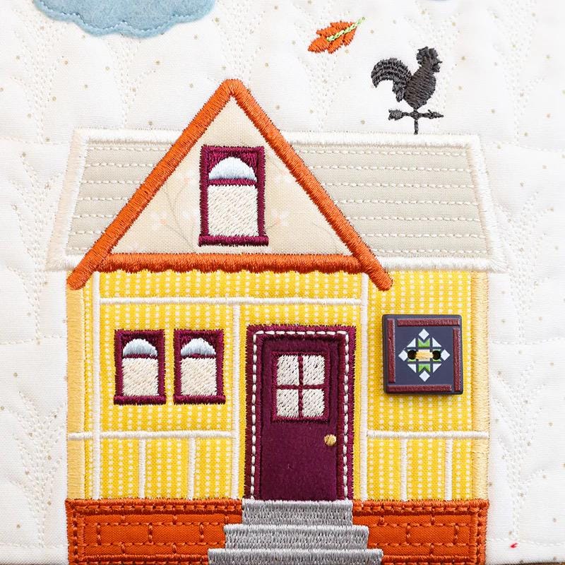 Kimberbell Autumn Acres Bench Pillow Collection (Options: Pattern Book w/Code, Embellishment Kit, Fabric Kit, Thread Set)