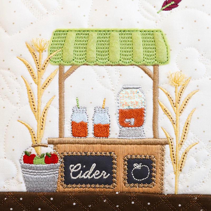 Kimberbell Autumn Acres Bench Pillow Collection (Options: Pattern Book w/Code, Embellishment Kit, Fabric Kit, Thread Set)