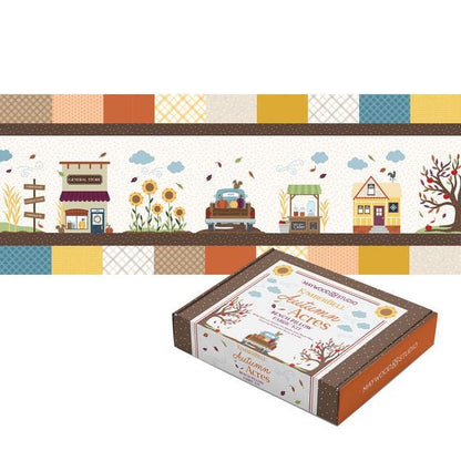 Kimberbell Autumn Acres Bench Pillow Collection (Options: Pattern Book w/Code, Embellishment Kit, Fabric Kit, Thread Set)