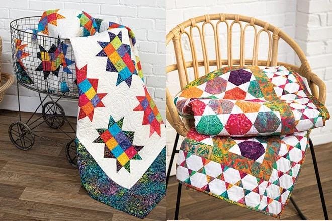 Annie's Quilting Let's Get Scrappy Quilt Pattern Book - 9 Stash-Busting Quilt Designs (Softcover) A141484