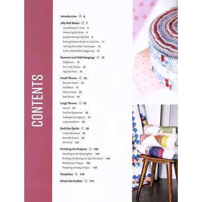 C&T Publishing Michelle Lander Cain Not-Your-Typical Jelly Roll Quilts - 14 Cute and Creative Projects (Softcover)