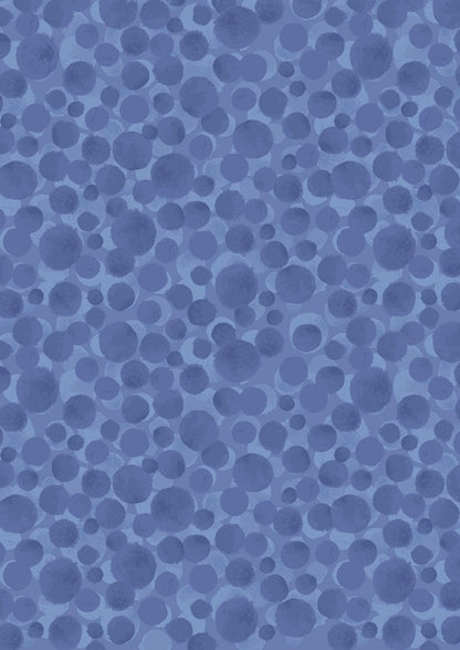 Lewis & Irene Bumbleberries Blenders Fabric Collection St Ives Blue BB012 Authentic Premium 100% Cotton Quilt Shop Quality Fabrics