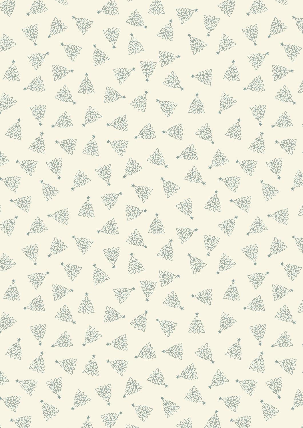 Lewis & Irene Celtic Christmas Fabric Collection Celtic Trees on Cream C131A Authentic Premium 100% Cotton Quilt Shop Quality Fabrics