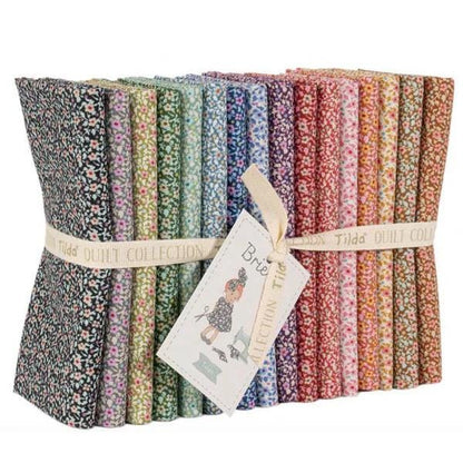 Tilda Brie Basics Fabric Collection 16pc Fat Quarter Bundle