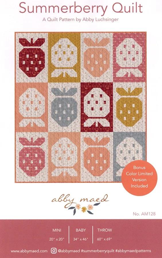 Art Gallery Summerberry Quilt Kit Featuring Sewcial Bee Collective Summer Homestead Fabric Collection Authentic Premium 100% Cotton Fabrics