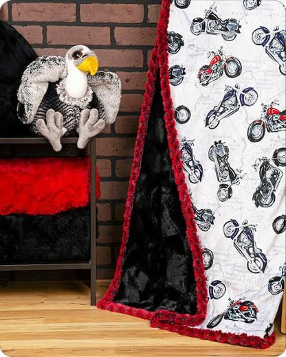 Shannon Fabrics Sew Simple Open Road Cuddle Minky Kit