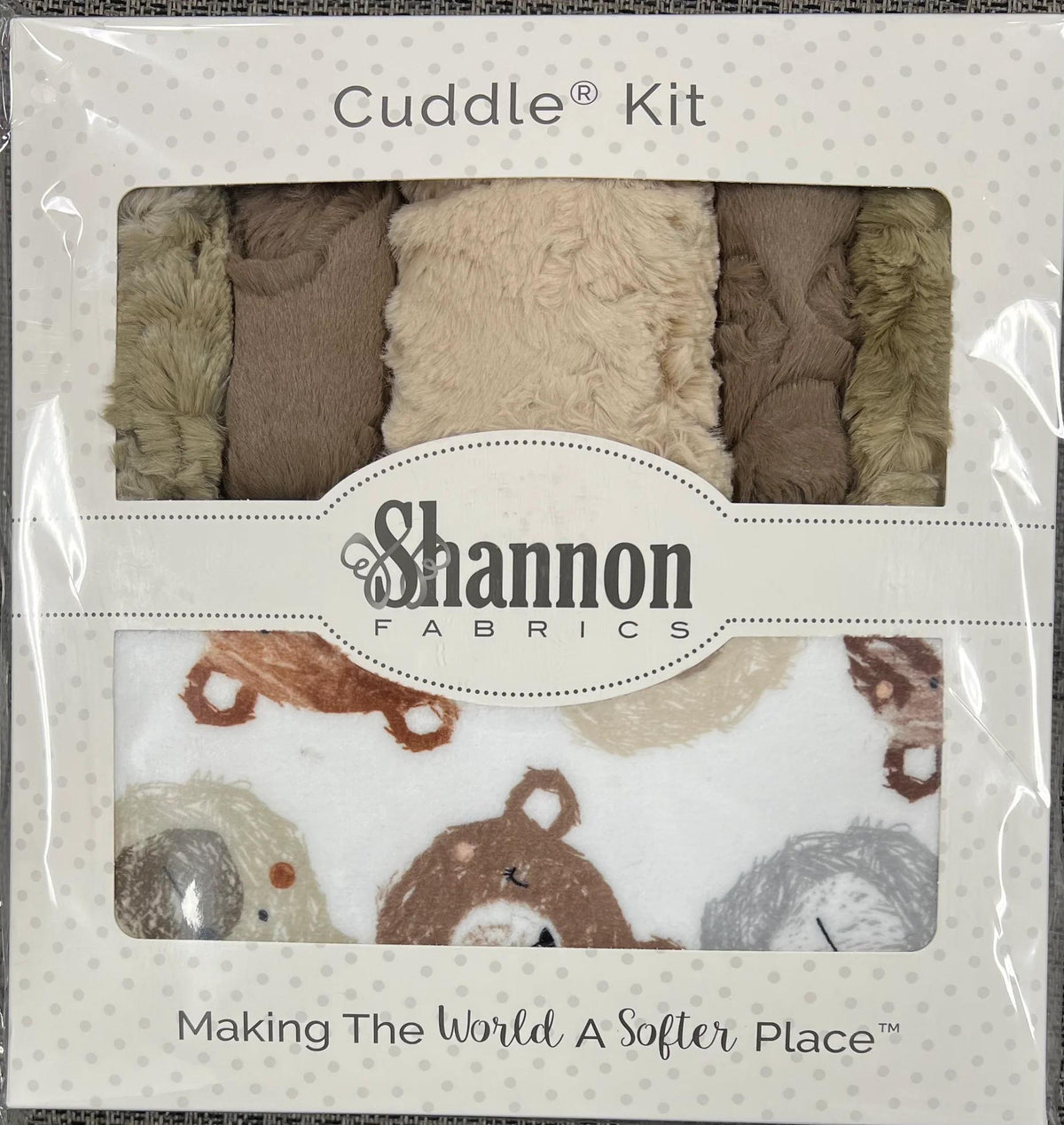 Shannon Fabrics Wee Ones Cozy Cubs Cuddle Kit