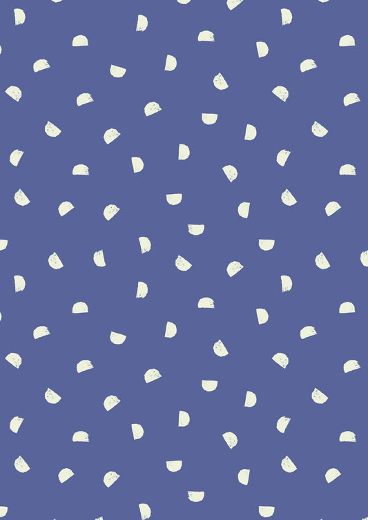 Glow-In-The-Dark Lewis & Irene Dino Glow Fabric Collection Dino Blender on Blue A672.3