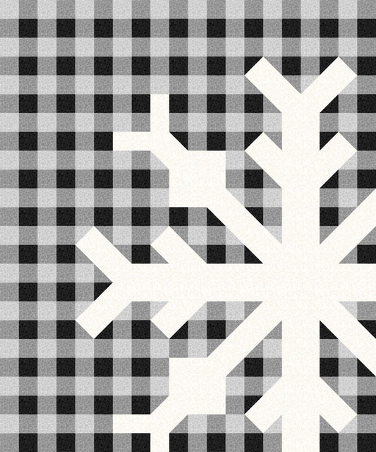 LIMITED EDITION Lewis & Irene Snowflake Quilt Kit Featuring Lewis and Irene Bumbleberries Fabric Collection
