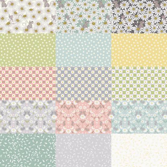 Lewis & Irene Love Me Love Me Not Fabric Collection Fabulous 40’s Jellyroll (40-2.5” Strips) Authentic Premium 100% Cotton Fabrics