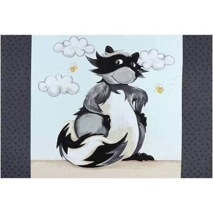 Susybee Woodland Friends, One-Yard Panel Raccoon SB20298-170