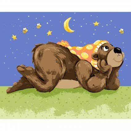 Susybee Baron The Bear, OneYard Panel SB20307-740