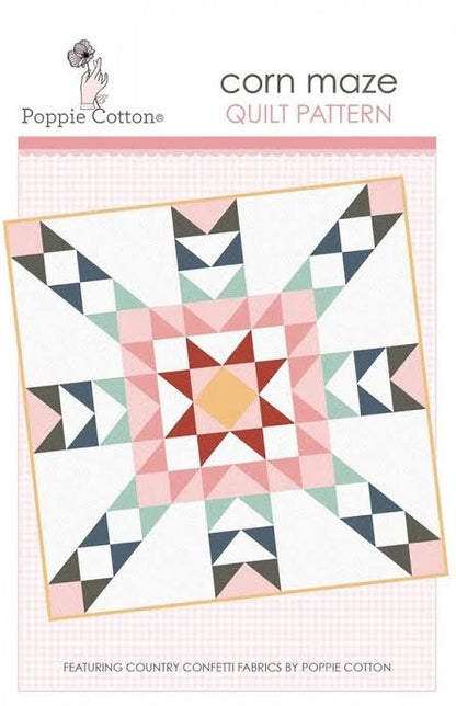 Poppie Cotton Corn Maze Quilt Pattern