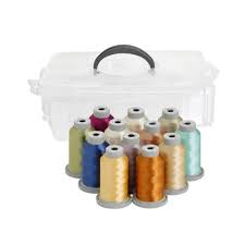 Glide Kimberbell Sweet As Pie 12 Mini Spool Thread Collection 40WT (Mini Spool 1100YDS) Authentic Premium 100% Polyester Thread