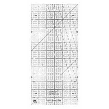 Sew Kind of Wonderful Quick Straight Acrylic Ruler 5”x12”