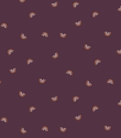 Cotton + Steel Always Look For Rainbows Fabric Collection Mini Rainbows on Nightshade Authentic Premium 100% Cotton Fabrics
