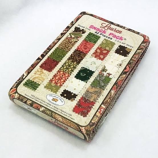 Paintbrush Studio Lauren Snack Pack, 40 - 2.5" Fabric Strips #314L