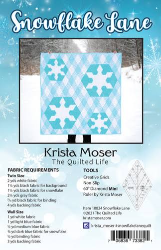 The Quilted Life Snowflake Lane Quilt Pattern TQL10024, 2 Sizes
