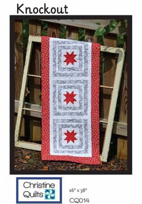 Christine Quilts Knockout Table Runner Pattern