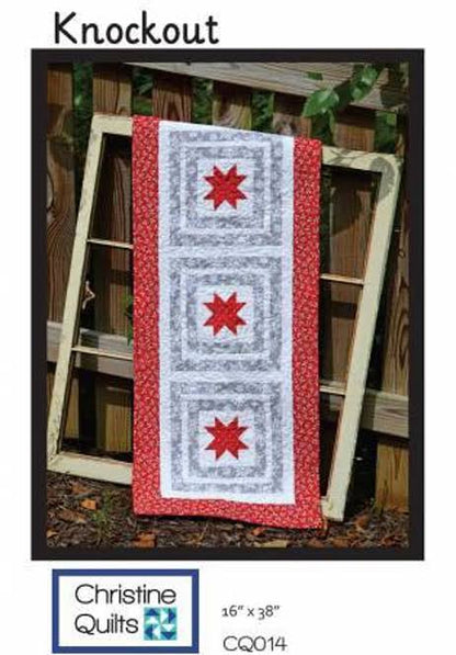 Christine Quilts Knockout Table Runner Pattern