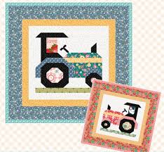 Poppie Cotton Tractor Pillow Pattern #49559