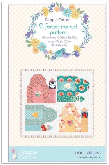 Poppie Cotton Blueberry Barn Pillow Pattern PCNFNP23112