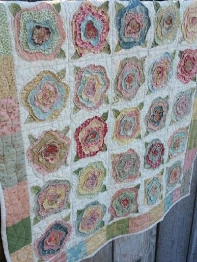 Heather French Vintage Meadow Artworks French Roses Quilt Pattern FR001