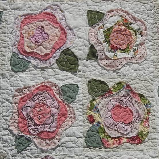 Heather French Vintage Meadow Artworks French Roses Quilt Pattern FR001
