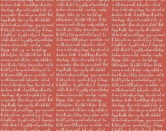 Poppie Cotton Prairie Sisters, Farmhouse Blessings, Red PS19026