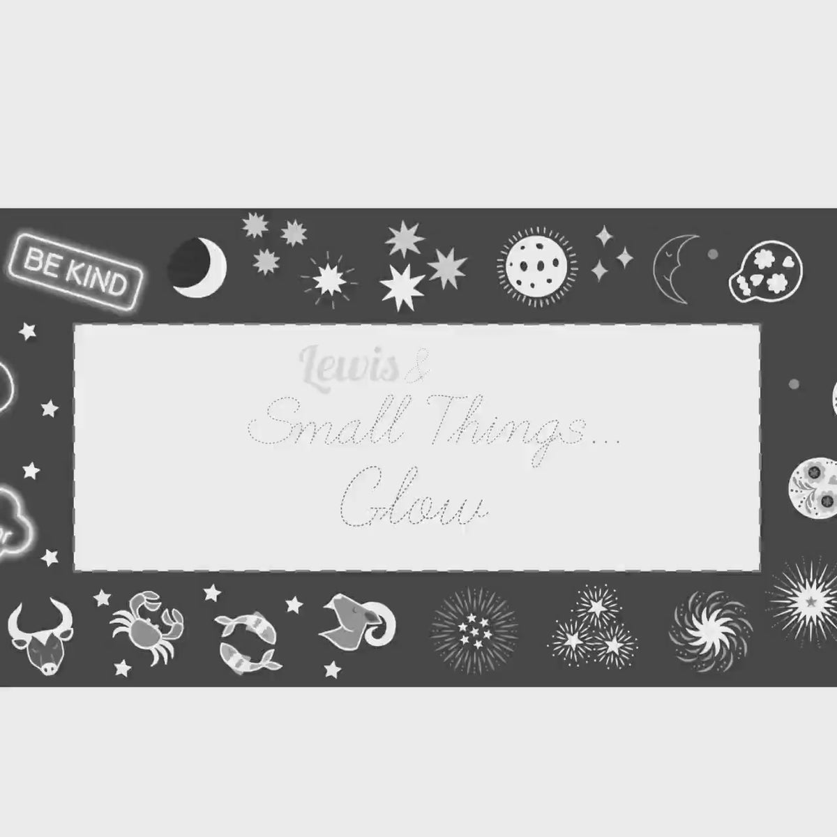 Glow-In-The-Dark Lewis & Irene Small Things Glow Fabric Collection Glowing Fireworks on Blue Authentic Premium 100% Cotton Fabric