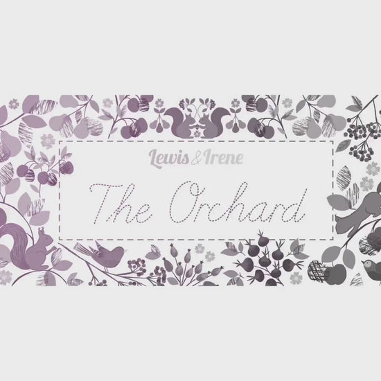 Lewis & Irene The Orchard Fabric Collection Abstract Berries on Cream Authentic Premium 100% Cotton Quilt Shop Quality Fabrics