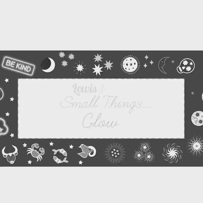 Glow-In-The-Dark Lewis & Irene Small Things Glow Fabric Collection Sugar Skulls on Turquoise Authentic Premium 100% Cotton Fabric